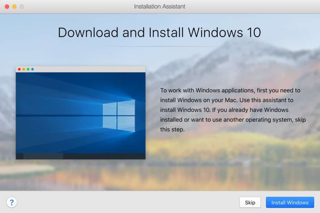 get windows 10 for free mac