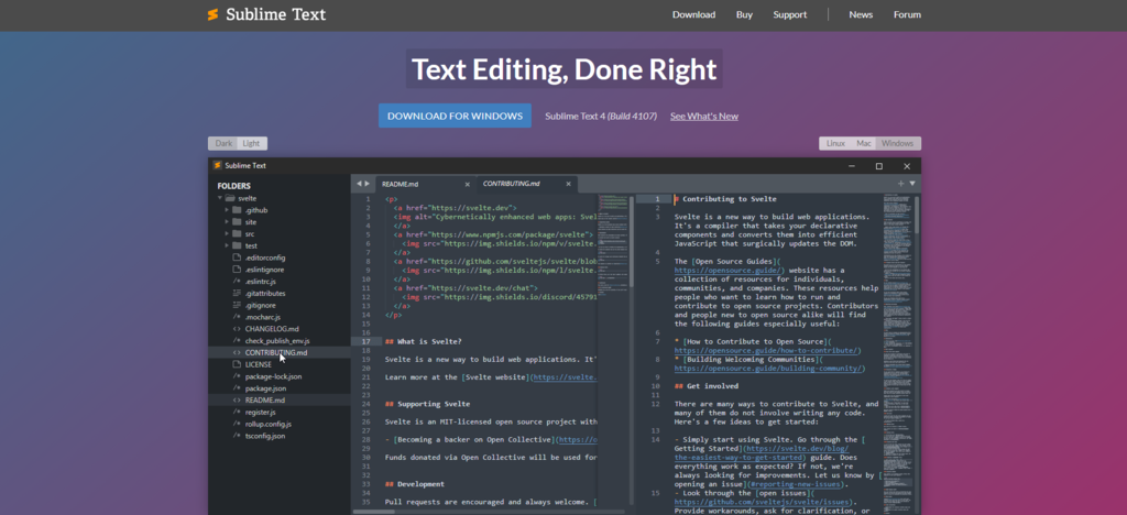 best free text editor for mac using live server